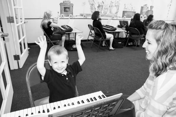 Fun and creative music lessons for kids ages 3-9