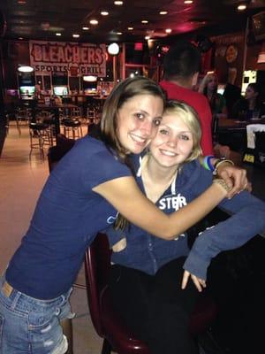 Me and one of my bffs at our fav bar!