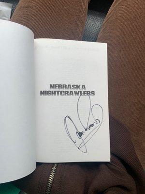 Autographed book