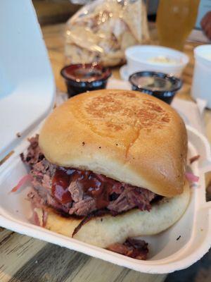 Brisket sandwich