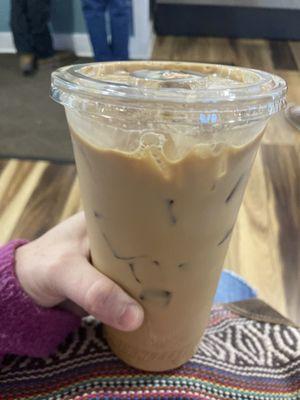 Sugar free Caramel Iced Latte