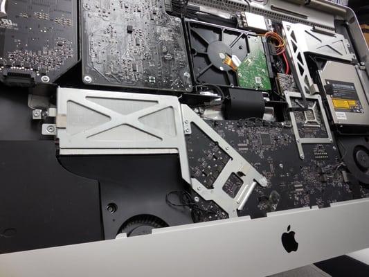 Another view of the iMac interior.