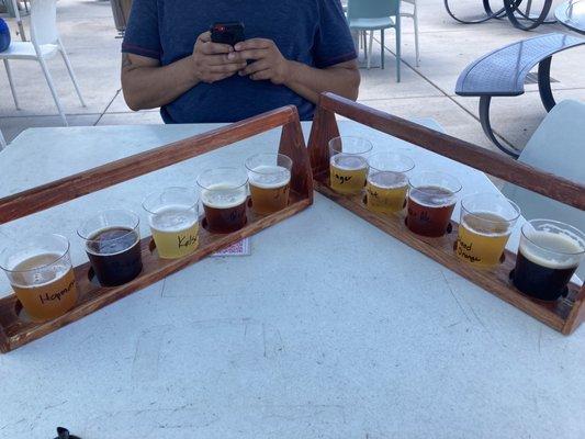 Full flight is 10 beers!