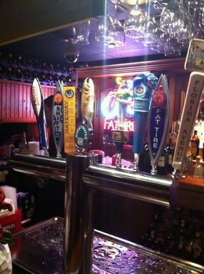 Craft beer on tap