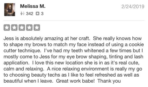 Good review from a client showing on the non recommended section