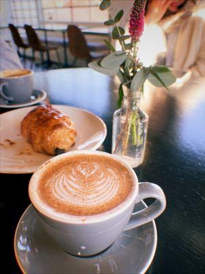 Chai and chocolate croissant