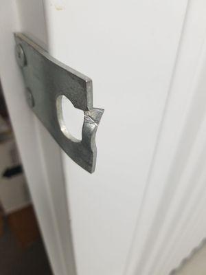 The cheap latch they use