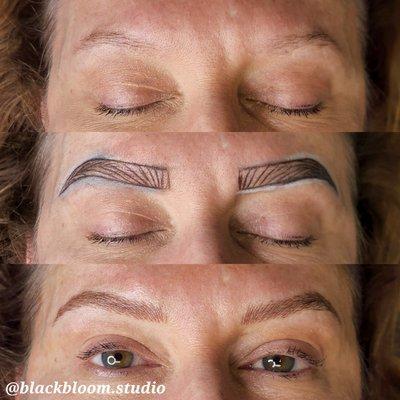 Microblading & Machine Shading. Brow Package includes 2 sessions. Locations in Austin & San Antonio Texas