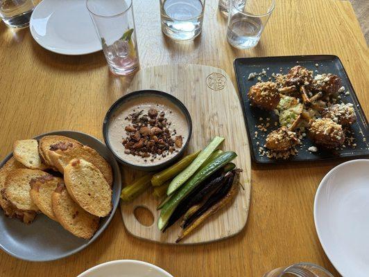 Hummus & Crudité Eddy "Wings"