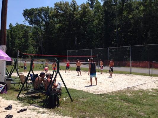 Volleyball sand court