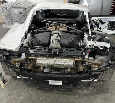 Process of Repairs on Lamborghini STO