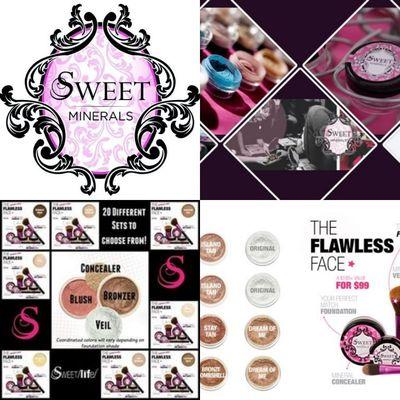 I am adding a new make-up line called sweet minerals to the salon! It's 100% organic minerals and 100% cruelty free!