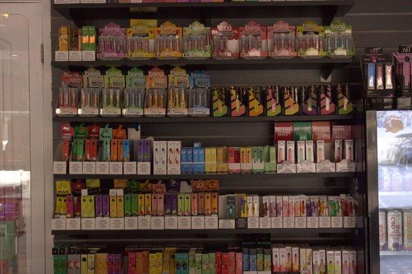 We've got a wide variety of disposable vapes