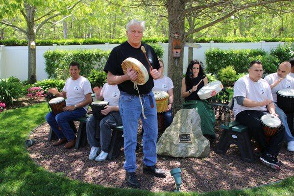 Drum circles at LICR