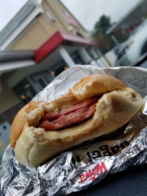 Pork Roll Bagel Melt!