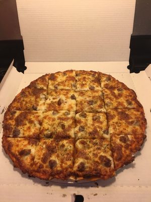 15" 2 topping pizza