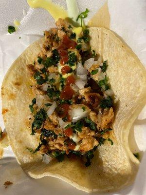 Chicken tacos