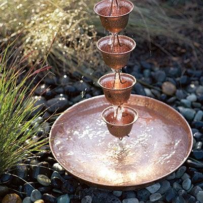 We also have a complete collection of Rain Chains and Copper Bowls.