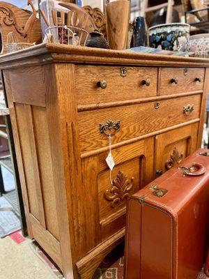 Antique wood furniture