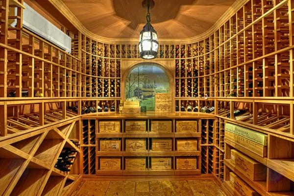 custom wine cellar