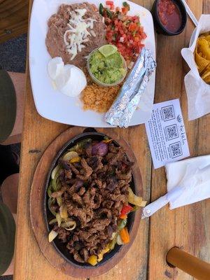 Steak Fajita Dinner