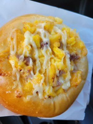 Ham & corn bun