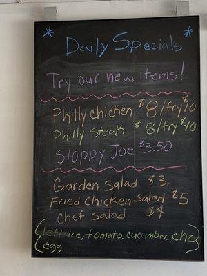 Daily Specials