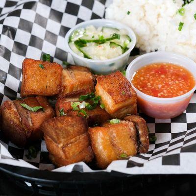 Pork belly w/rice