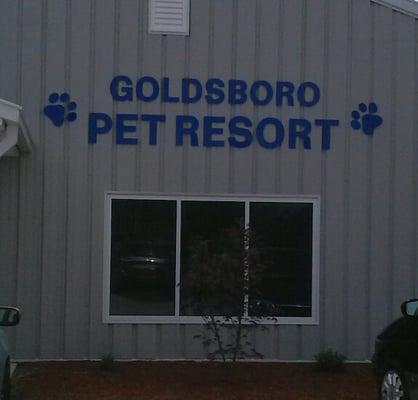 Our lovely Pet Resort! All areas are heated and air conditioned to keep our guests comfortable year round.