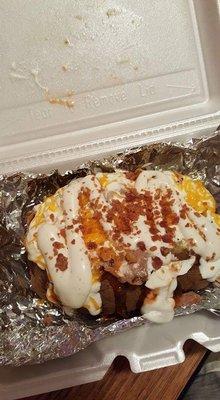 The BBQ Loaded Baked Potato made to order