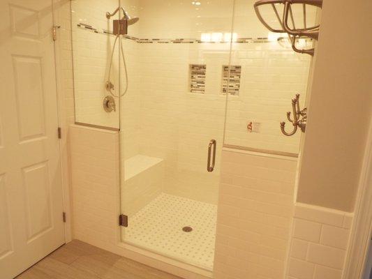 Bathroom Remodel including Shower Tile Installation