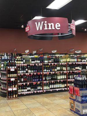 Wine section