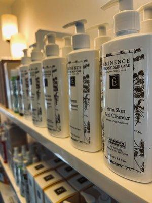 Proud partner with Eminence Organic Skin Care.