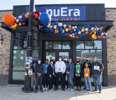 nuEra Champaign staff at grand opening