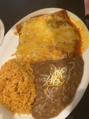 Cheese enchiladas