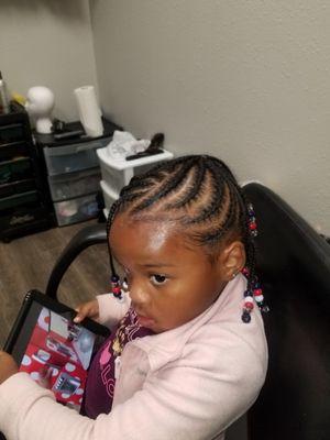 Kids cornrows