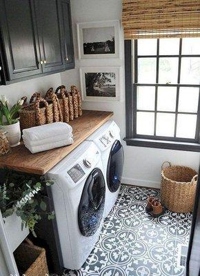 We do laundry rooms and Mud Rooms too!