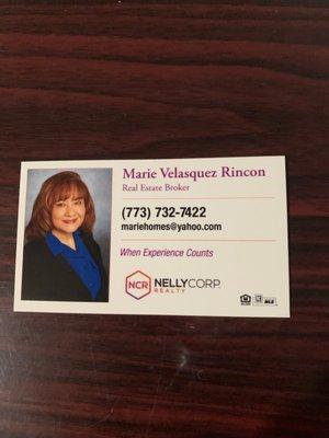 My Real estate card,  buying or selling a home ? Give me a call.