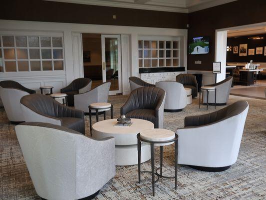 The Brookhaven Lounge- a casual lounge space serving beverages.