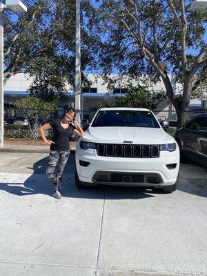 Me & my new to me 2021 Jeep Grand Cherokee