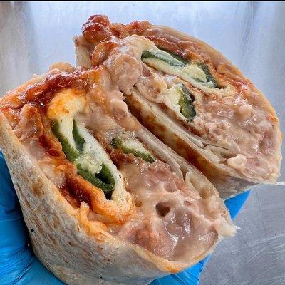 Chile relleno burrito