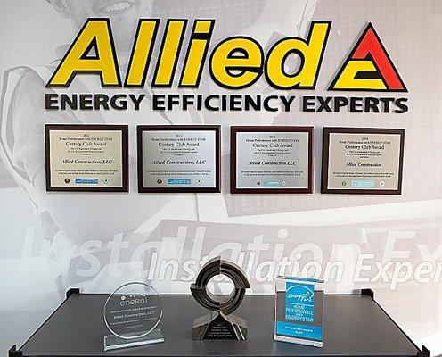 Energy Star National Contractor of the Year 2016, Century Club Awards 2012-2020