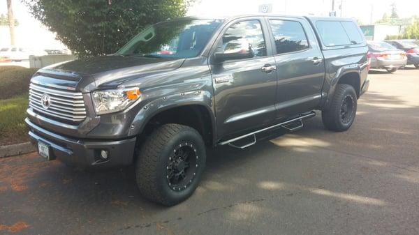 Recent upfitted 2014 Tundra for a very happy client