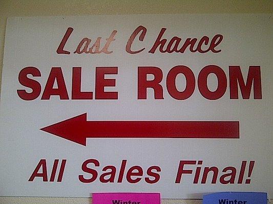 Year-round Sale Room!