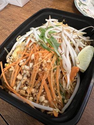 The best veggie pad Thai I've ever had!