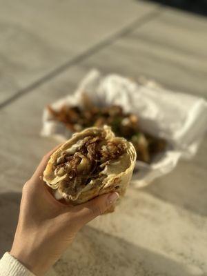 Poutine burrito and funky fungi fries