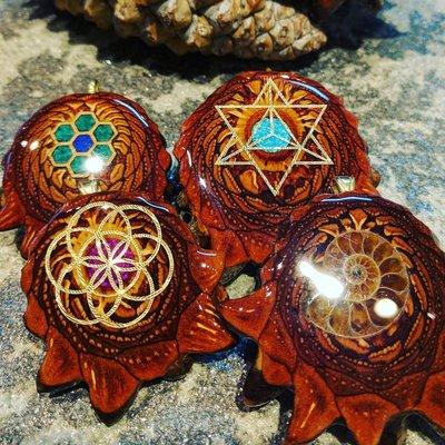 Third Eye Pinecone Pendants