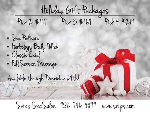 2019 Holiday Gift packages!
 www.snips.com