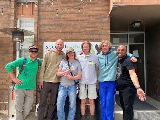 Here's me and my new co-instructors after our field training!