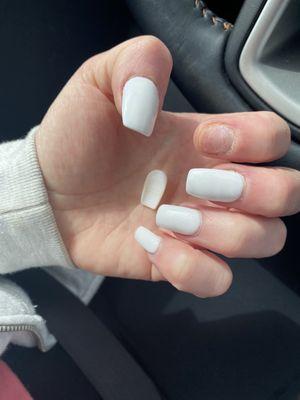 Nails gone bad